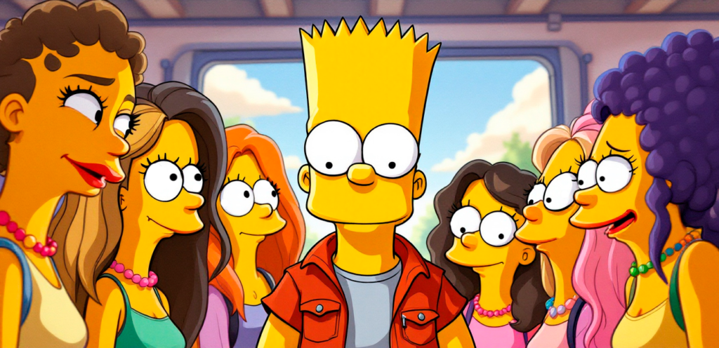8 Namoradas que Bart Simpson Já Teve