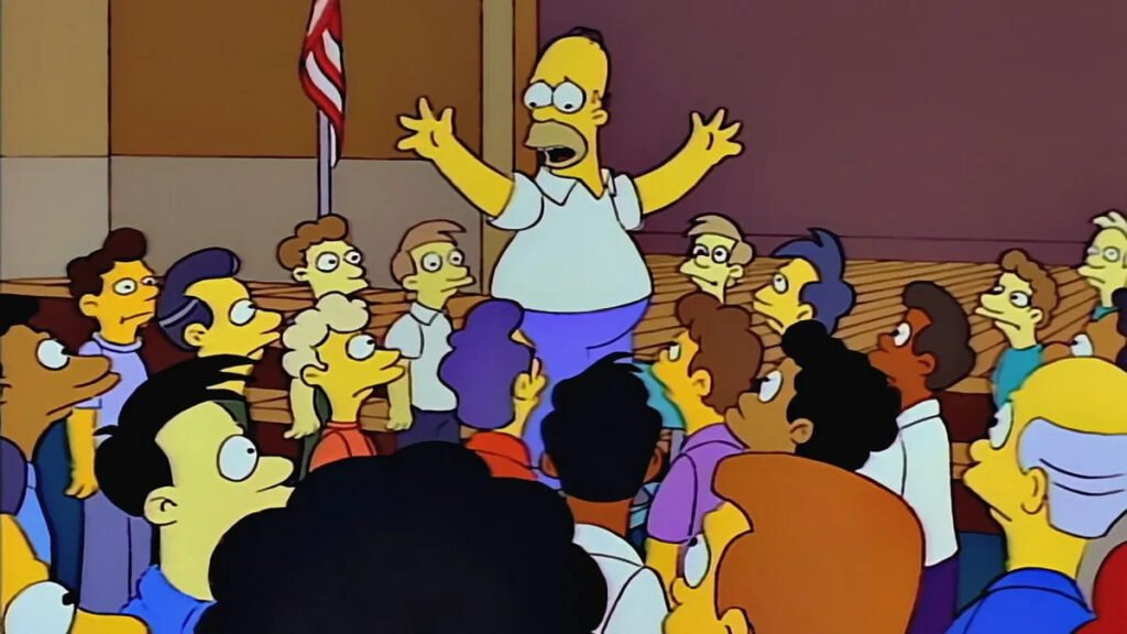 Homer lider sindical - Última saída para Springfield