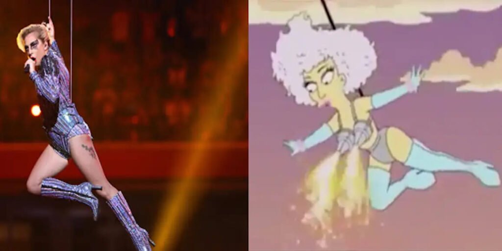 Lady Gaga - Previsão dos SImpsons