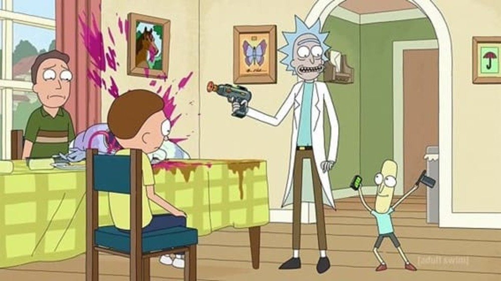 Rick and Morty invasores de corpos