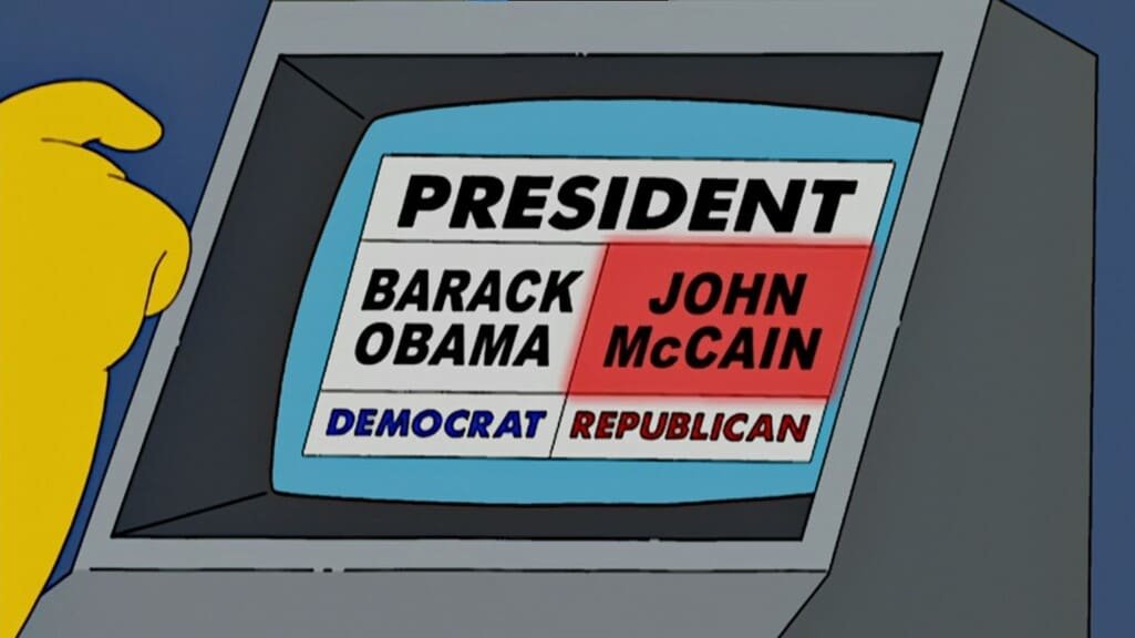 Urna Eletrônica - Previsão dos simpsons