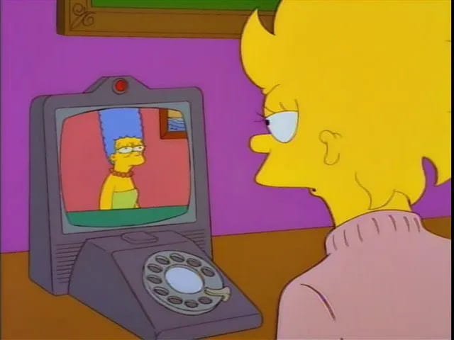 Vídeo chamada - Previsão dos Simpsons