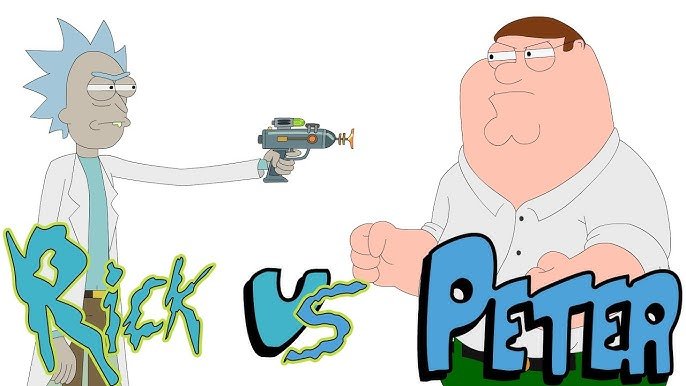 Peter Griffin vs. Rick Sanchez — Quem é Mais Caótico? (Batalha Definitiva!)