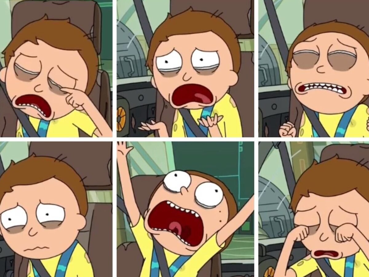 Morty smith o neto mais sofredor da galáxia