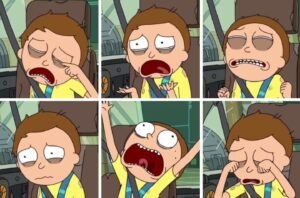 Morty smith o neto mais sofredor da galáxia