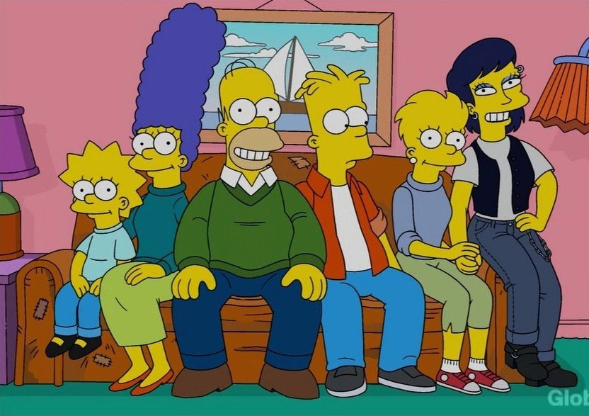 imagem série "The Simpsons" (Disney)